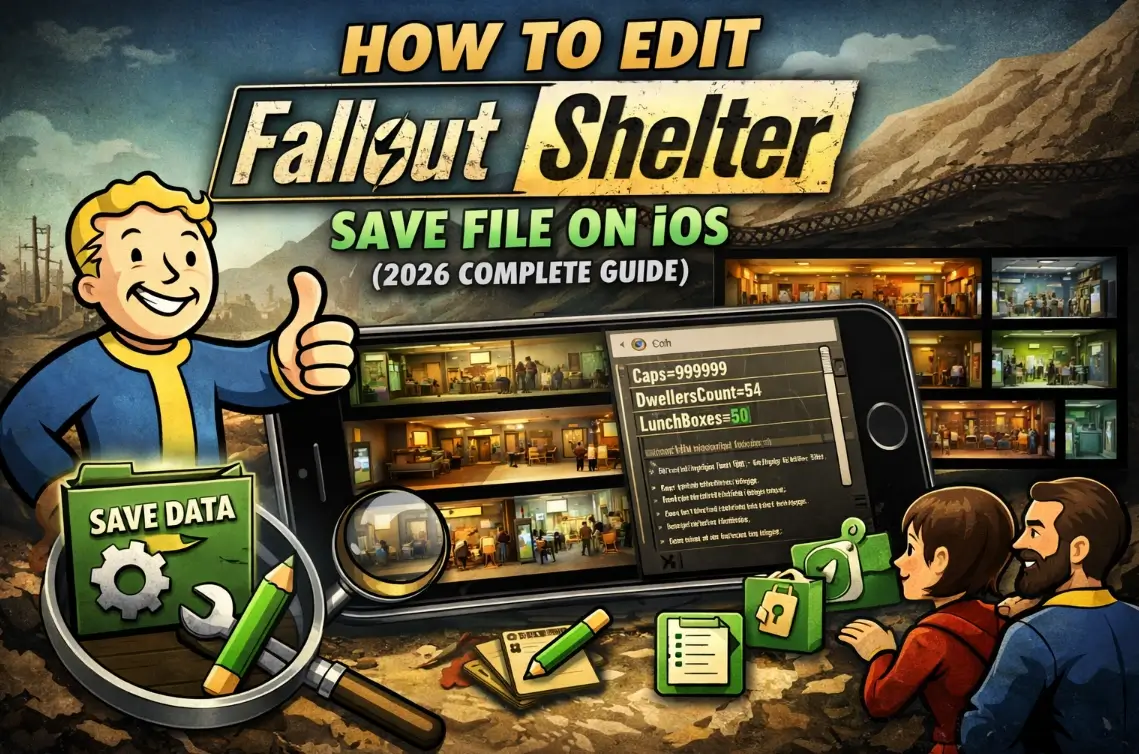How to Edit Fallout Shelter Save File on iOS — step-by-step guide for iPhone and iPad